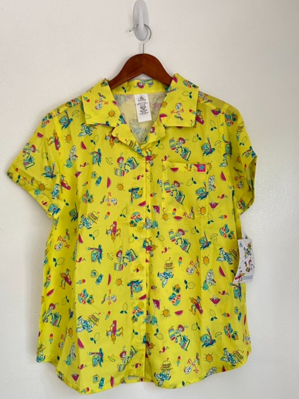 Disney Pixar Toy Story Summer Splash Collection Button Down Shirt - Picture 10 of 10